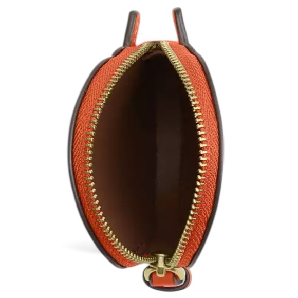 NWT COACH Pumpkin Coin Case